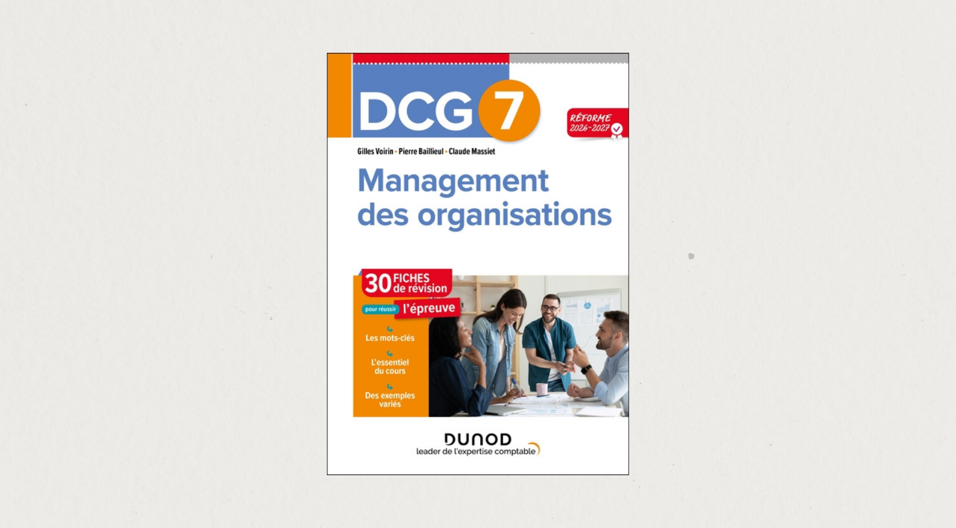 Illustration de l'article DCG 7 Management des organsations : 30 Fiches de révision - Réforme 2026-2027 - 4 édition
